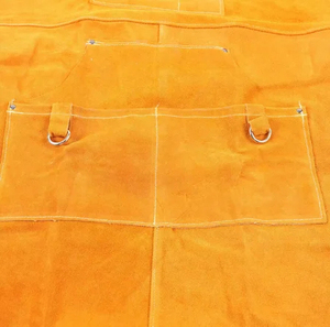 Delantal de soldadura de cuero Delantal de soldadura de trabajo pesado con logotipo de cuero para hombres para soldadores Carpintería - Product Image 2