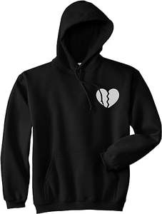 Sweat à capuche brodé en chenille surdimensionné 100% coton pour hommes - Product Image 3