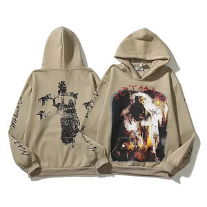 Sudadera con capucha unisex al por mayor de algodón pesado, personalizada, 3D con serigrafía, bordada para hombre, nueva felpa francesa de invierno de gran tamaño - Product Image 1