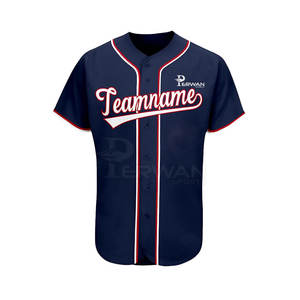 Ensembles respirants d'uniformes de baseball de nouveau design pour hommes de vente chaude marque privée personnalisée - Product Image 2