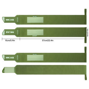 MKAS Penjualan Terlaris Tali Pergelangan Tangan Custom Logo untuk Latihan Kebugaran, Gym, Angkat Beban, Tali Tangan Bernapas untuk Powerlifting - Product Image 5