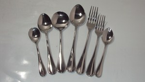 Hot Vantage Modern Fancy Luxury Premium Unique New Look Utensilios de cocina de acero inoxidable Utensilios para servir Comida Juego de cucharas - Product Image 5