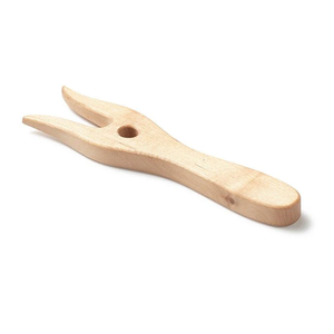 Tenedor de tejer Lucet de madera Accesorios de protección de madera para el hogar Tenedor de tejer Lucet - Product Image 4