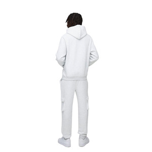 330GSM Basic Regular Fit White Over the Head Hoodie para Winter Trending OEM Service Blank Hoodies de Marfa International - Product Image 2