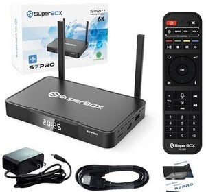 SuperBox S7 Max 64GB Hub 6K WiFi 6 TV Box - Concessionario Autorizzato Ufficiale SuperBox - Garanzia 100% Originale - Product Image 1