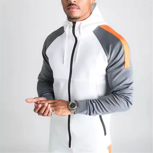 Custom High Quality Cotton Tracksuit Men <b>Hoodie</b> and Jogger Set Oversized Pullover Hoodies Sweatpants Washed 2 Piece Set for Men - Product Image 2