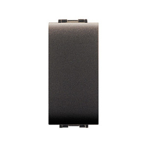 Arte della vita. 4021 Pulsante Unipolare Generico Nero - Product Image 1