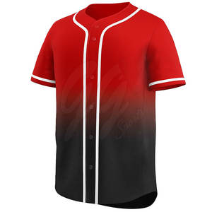 Último Estilo, Jersey de Béisbol Transpirable, Diseño y Colores Personalizados, 100% Poliéster, Venta al Por Mayor - Product Image 2