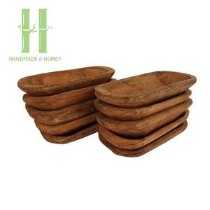 High Quality Wooden <b>Dough</b> <b>Bowl</b> Acacia <b>Bowl</b> for Candle Making Wooden Rustic Design From Vietnam Factory - Product Image 5