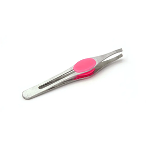 แหนบถอนขนคิ้วที่มีปลายแหลมทำจากสเตนเลสที่มีสีสันสวยงาม - Product Image 3