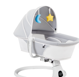 (T&D) Silla Mecedora para Dormir para Recién Nacidos, Cuna Multifuncional, Cama Eléctrica de Metal para Bebés, Ayuda Inteligente para el Sueño - Product Image 3