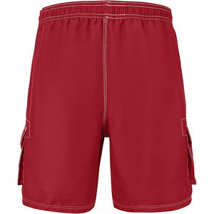 Pantalones Cortos Cargo Casuales para Hombre, Talla Grande, Secado Rápido, Elásticos, Transpirables, 100% Poliéster, Cintura Media, Diseño Multibolsillos - Product Image 3