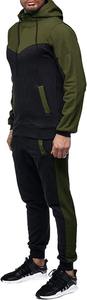 Men Tracksuit Fleece Design Your Own Men's Tracksuit Top Pullover Hoodie Tracksuit for Men - Product Image 4
