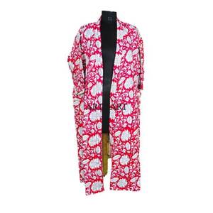 Kimono de Lujo de Primera Calidad, Elegante Bata de Baño Kantha para Mujer, Diseño Floral de Longitud Completa, 100% Algodón, Ropa de Dormir Hecha a Mano - Product Image 2