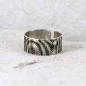 2026 bijoux en argent audacieux en gros chrétien célèbre bijoux pur large bague en argent organique pour hommes et femmes grosse bague pour les femmes - Product Image 3