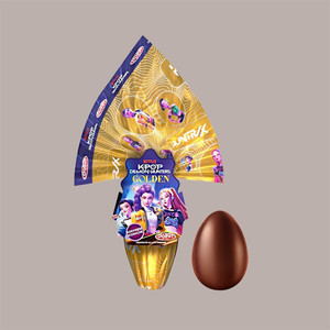 Huevos de Chocolate con Leche K-POP de Demon Hunters Finest, 220g, Sorpresa para Pascua, Artículos para Fiestas - Product Image 1