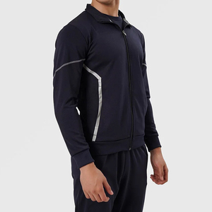 Nueva llegada de diseño personalizado al aire libre <span class=keywords><strong>Zip</strong></span> up Track <span class=keywords><strong>Running</strong></span> <span class=keywords><strong>Jacket</strong></span> para hombre en alta calidad precio adecuado hecho en Pakistán - Product Image 3
