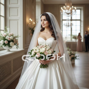 Shop Our Sweetheart Neckline Strapless White Satin Overbust Corset Bustier for Gown or Formal Wedding Wear - Product Image 5