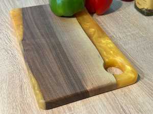 Tabla de cortar de madera y resina al por mayor para cocina y Hotel, tabla de cortar elegante para preparación de alimentos - Product Image 6