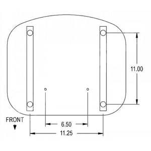 Ensemble de 2 coussins de siège de tracteur pour Case - Product Image 3