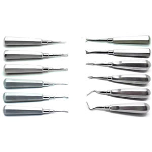 OEM/ODM Lot de 13 élévateurs de racine de chirurgie buccale dentaire en acier inoxydable Instruments chirurgicaux d'extraction dentaire - Product Image 5