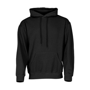 Sérigraphie personnalisée vierge pull en polaire à coupe ample à capuche thermique avec cordon de serrage sweats à capuche lourds unisexes - Product Image 1