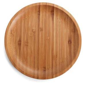La última placa de madera temática para cocina y mesa Placa de forma redonda con textura de madera natural a un precio razonable - Product Image 4
