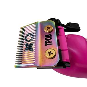 Tondeuse à cheveux professionnelle pour barbier, numérique, sans balais, 6800 tr/min, lame en T à écartement zéro, sans fil, rechargeable, pour le finissage des contours - Product Image 6