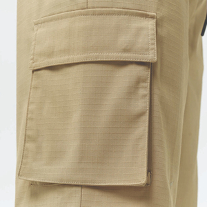 กางเกงคาร์โก้65% ผ้าไนลอน35% ใยสังเคราะห์สีเขียวเข้มผ้าไลเคนพิมพ์ลายตัดขอบด้านในแห้งเร็วสำหรับกลางแจ้ง - Product Image 6