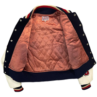 Veste de baseball universitaire pour hommes, style varsity haut de gamme, veste décontractée d'hiver, manches longues, chaude, streetwear