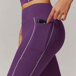 Vente flash Nouveau design Ensemble de yoga respirant pour femmes Prix bas Service OEM Séchage rapide Ensemble de yoga léger pour femmes - Product Image 5