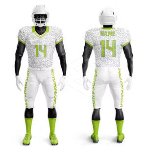 Kit de uniforme de fútbol americano Elite Linebacker Set Armadura corta resistente Protección máxima 100% Poliéster Transpirable Secado rápido - Product Image 4