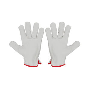 Guantes de conductor de cuero genuino OEM, reparación de automóviles, precio de fábrica, guantes de cuero a granel, guantes de cuero de grano completo sin forro para hombres - Product Image 1