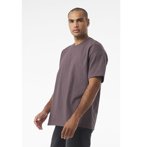 T-shirt surdimensionné pour homme en coton lourd 100% avec épaules tombantes, logo personnalisé, streetwear hip-hop - Product Image 3