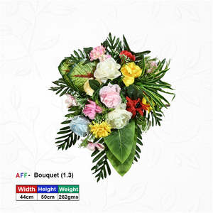 <b>Artificial</b> <b>Flower</b> Tropical Fusion Floral Bouquet Wall Arrangement - Product Image 1