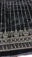 Tela de punto de terciopelo Dobby Daman de Maruti Sai, antiestática, de peso medio, para textiles del hogar, ropa de fiesta, trajes de boda, blusas