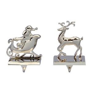 Accesorio de decoración de Navidad de gran venta, soporte de calcetín de Metal de la mejor calidad, diseño antiguo, soporte de calcetín decorativo para el hogar - Product Image 5