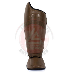 Protège-tibias de boxe et de MMA personnalisés en gros avec protection intégrée, protège-tibias légers de Muay Thai pour l'entraînement, vente chaude - Product Image 6