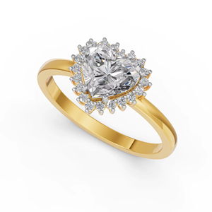 Bague de mariage en or massif 10 carats pour femme 1.69Cts VS Clarity EF Color Lab Grown Cut Diamond IGI Certified Engagement Party Gifts - Product Image 1