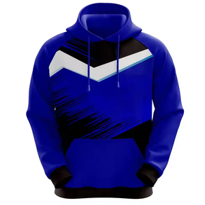 Sudadera con capucha negra extragrande con estampado 3D y cremallera completa y logotipo personalizado para hombre, sudadera térmica de lana de algodón pesado 100% para invierno 2024 - Product Image 4