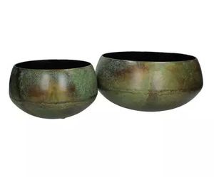 Vintage-style ornate metal iron flower <b>vases</b> with unique decorative patterns for stylish and elegant floral arrangements - Product Image 6