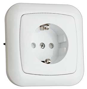 Base bipolare da incasso bianca con TTL (Electro DH 36.530/B) - Product Image 1