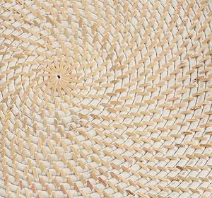 Best Natural Rattan Rounded Placemat for Parties and Functions Tableware Decorative Design <b>Mats</b> & Pads - Product Image 2