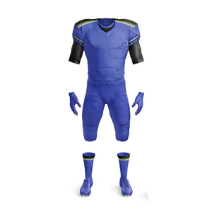 Uniformes de football américain surdimensionnés à séchage rapide pour adultes, imprimés par sublimation, confortables, maillots de football américain respirants - Product Image 1