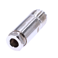 Connecteur RF BEVOTOP D-FB UHF mâle PL259 / UHF femelle SO239 50-5 à sertir pour câble 5D-FB / LMR300