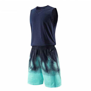 Uniformes de basket-ball 100% polyester conçus sur mesure ensemble respirant de haute qualité vêtements confortables pour les joueurs de basket-ball Offre Spéciale - Product Image 2