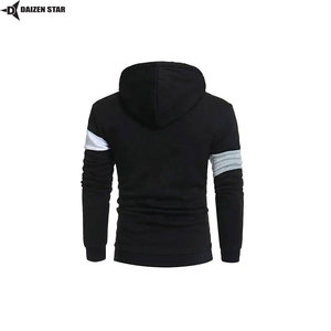 Sudadera con Capucha para Hombre, Invierno, 100% Algodón, Forro Polar Ecológico, Transpirable, Resistente al Viento, Estilo Casual Urbano, Color Sólido, Teñido Liso, OEM/ODM - Product Image 4