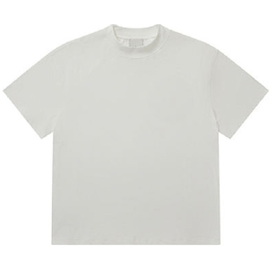 Conjunto de 2 Piezas para Hombre Essential Clean White: Camiseta de Cuello Alto y Pantalones Cortos con Cordón Elástico a Juego |   Minimalista Premium - Product Image 2
