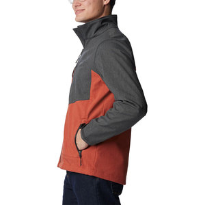 Veste Softshell pour hommes de haute qualité avec col montant à capuche utilisation en extérieur vestes Softshell grande taille tissu neuf - Product Image 3