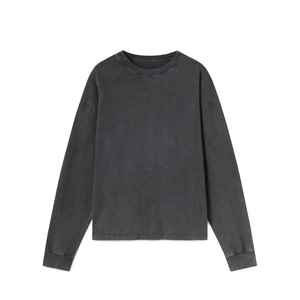 เสื้อสเวตเชิ้ตคอกลมทรงโอเวอร์ไซส์ผ้าฝ้าย 100% เสื้อสเวตเชิ้ตคอกลมแบบกำหนดเอง เสื้อสเวตเชิ้ตเปล่าสไตล์สตรีทแวร์ เสื้อฮู้ดดี้คอกลมสุดหรู - Product Image 5